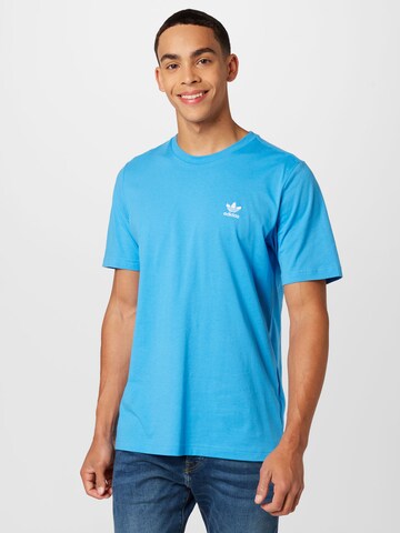 T-Shirt 'Adicolor Essentials Trefoil' ADIDAS ORIGINALS en bleu : devant