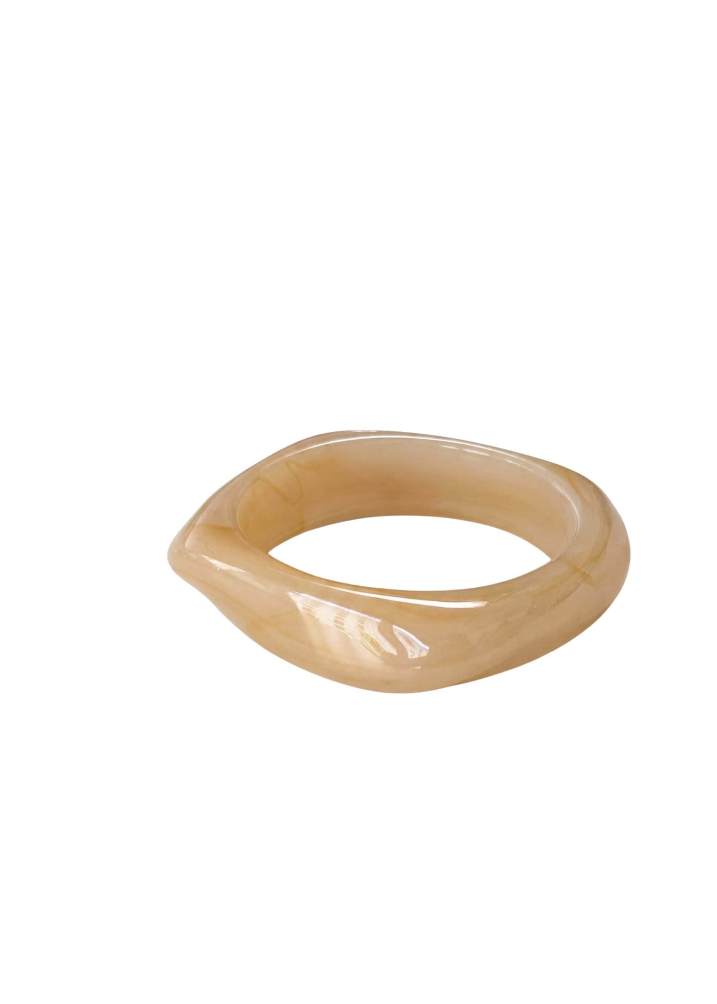 PURELEI Armband 'Colorful' in Beige: Vorderseite