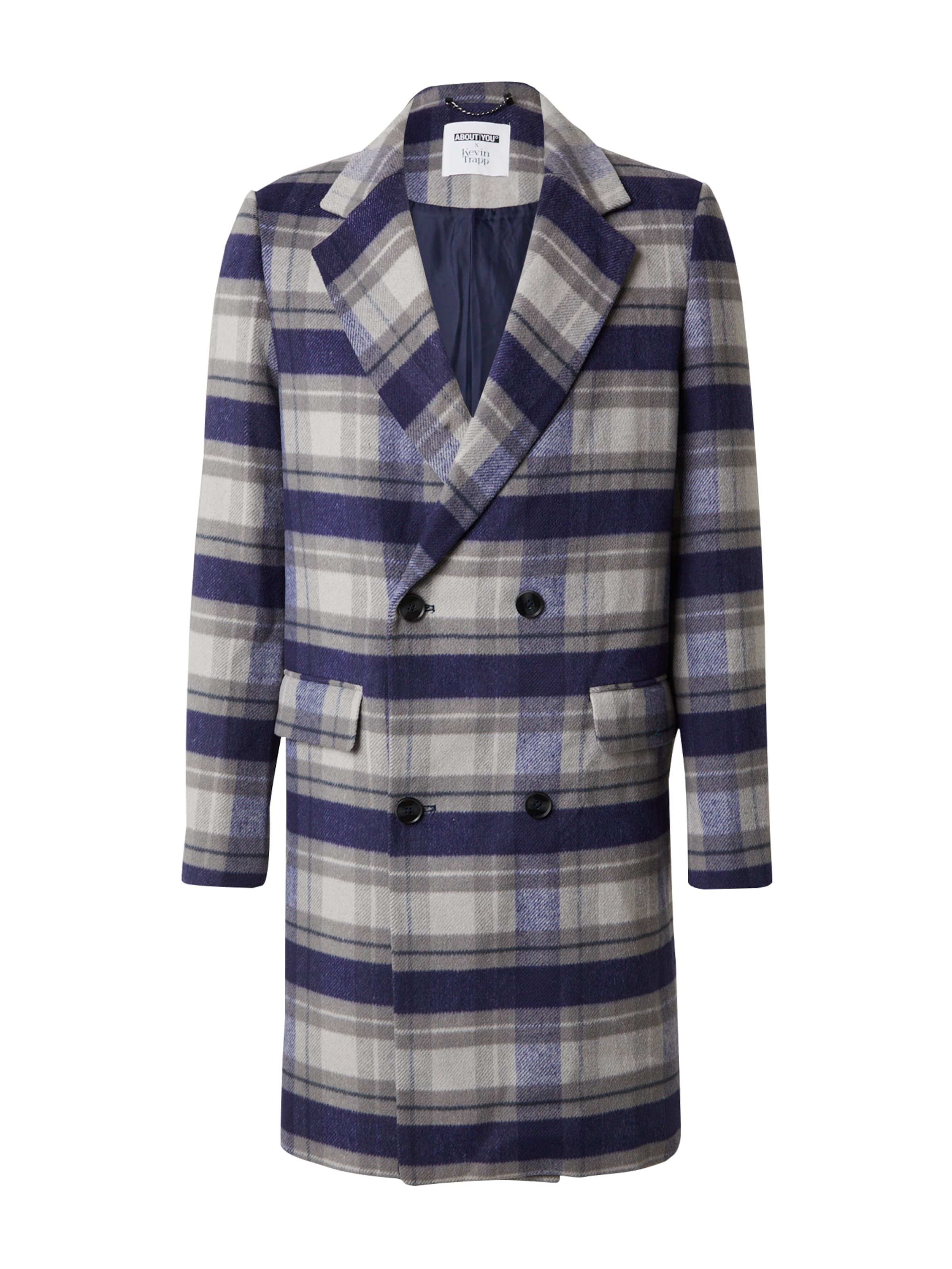 Palton de primăvară-toamnă 'Gino' de la TRAPP pe albastru: față