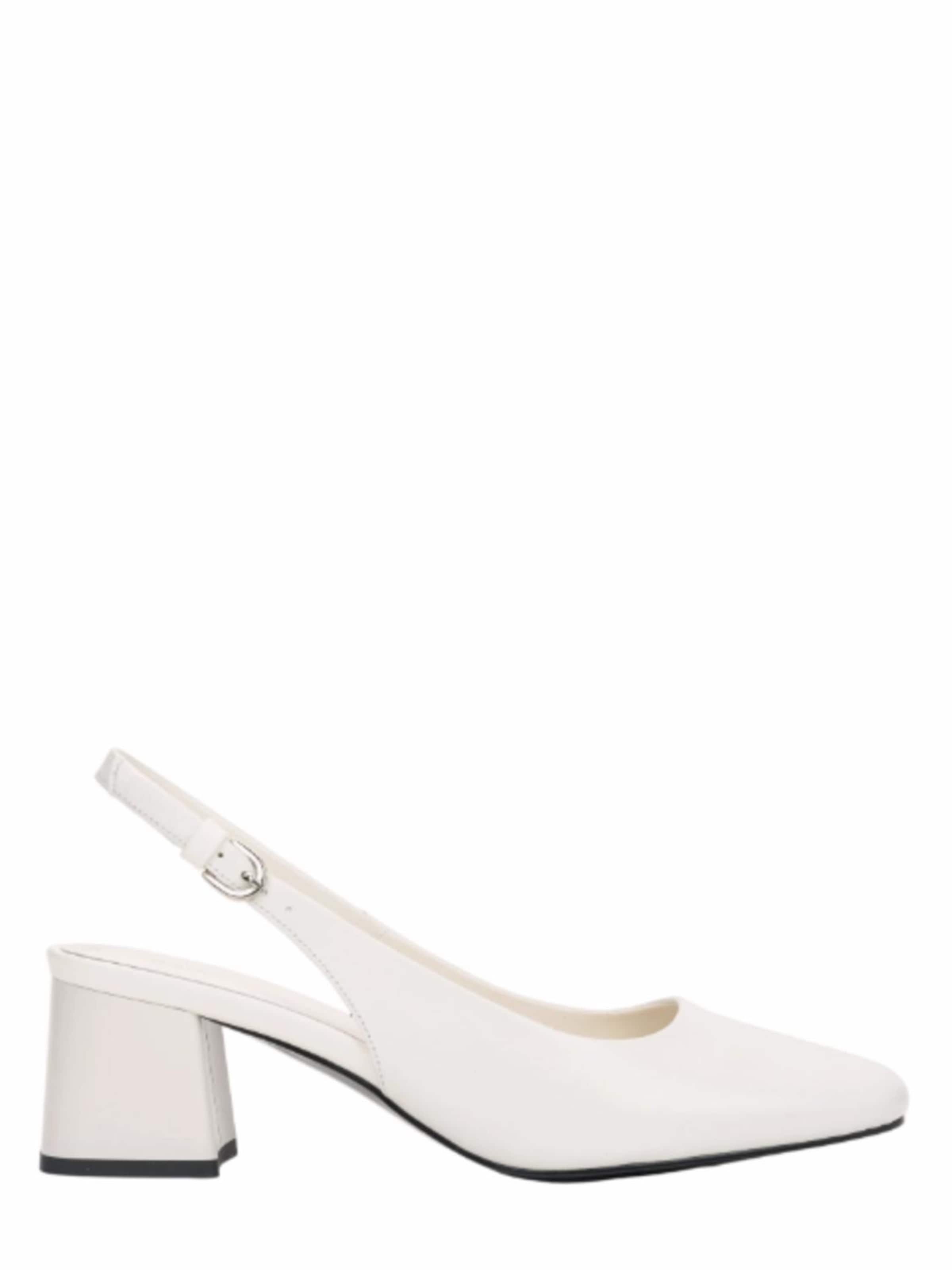 Estro Slingpumps '6022-1' in Beige: voorkant