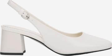 Escarpins à bride arrière '6022-1' Estro en beige : devant