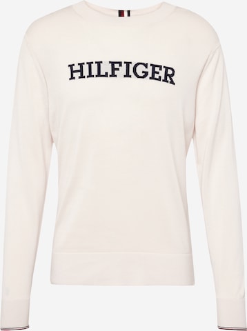 Pullover di TOMMY HILFIGER in bianco: frontale