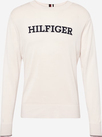 TOMMY HILFIGER Pullover in Weiß: predná strana