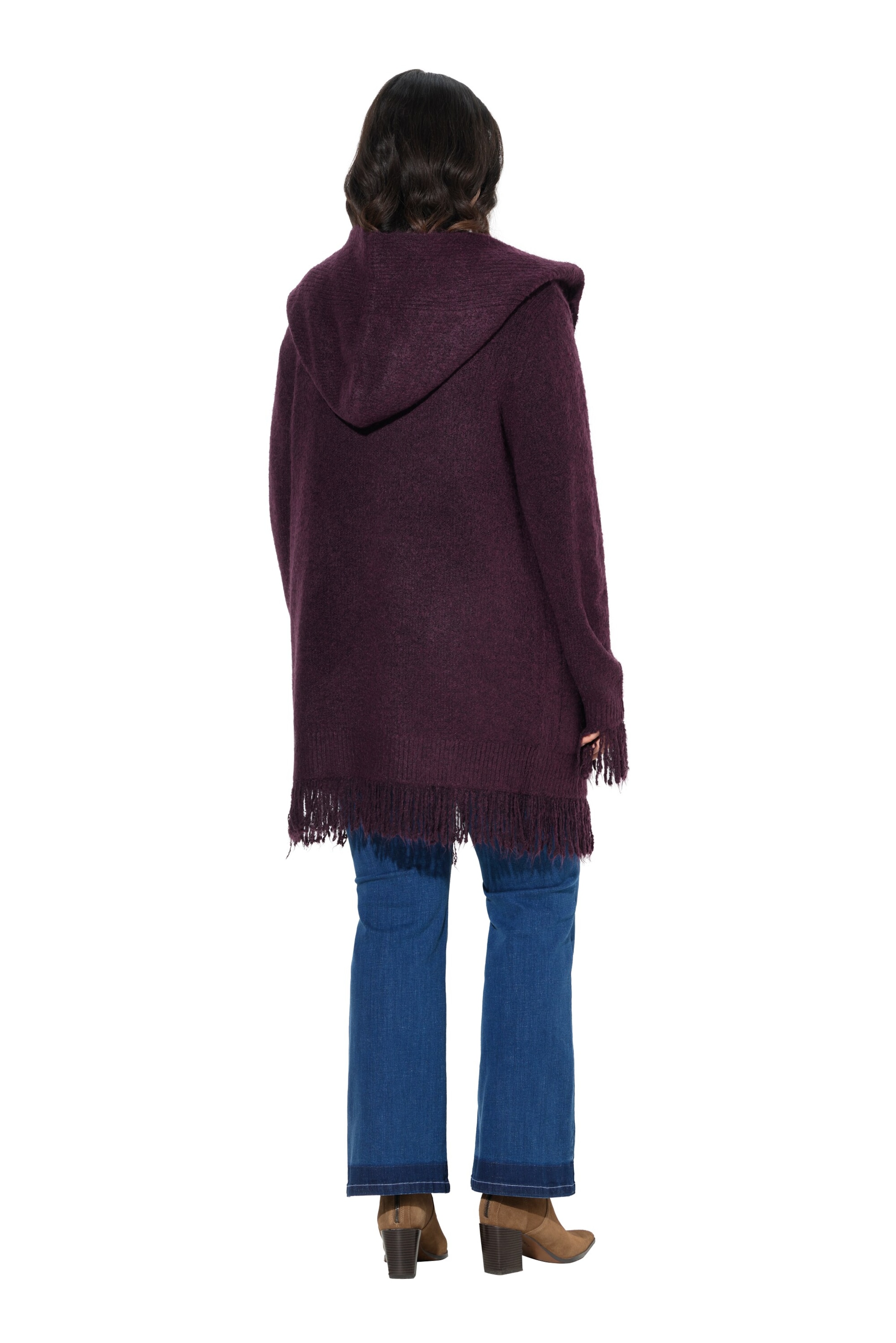 Ulla Popken Strickjacke in Lila