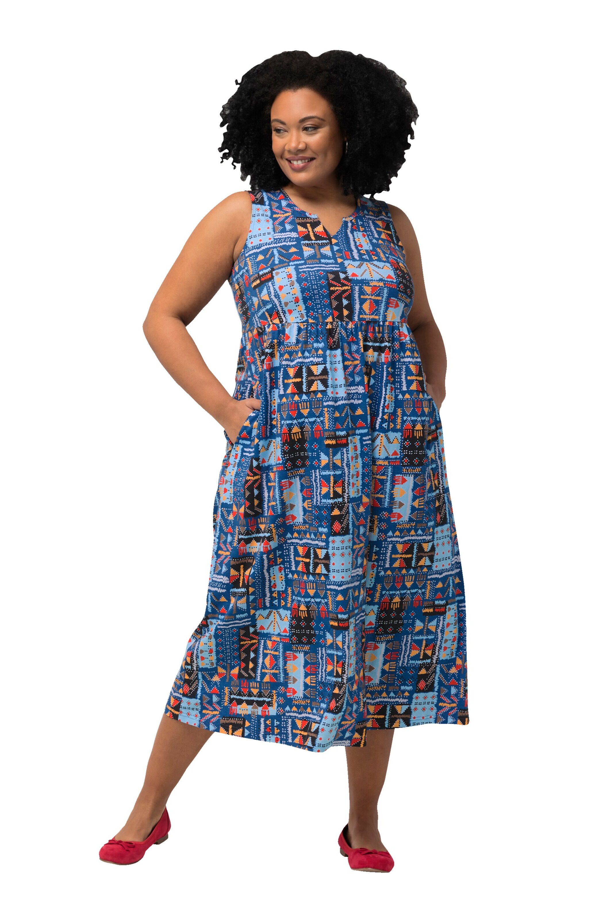 Ulla Popken Kleid in Blau