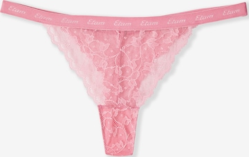 String 'FOLIE' ETAM en rose : devant