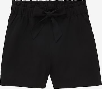 TOM TAILOR DENIM Regular Shorts in Schwarz: predná strana