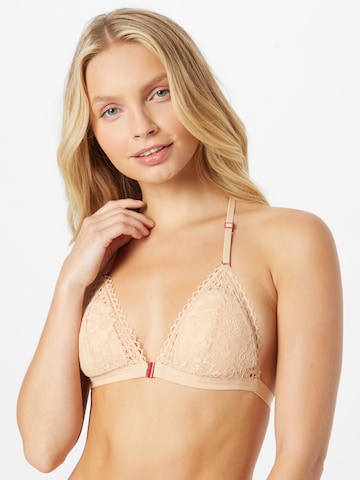 Triangolo Reggiseno di Scandale éco-lingerie in beige: frontale