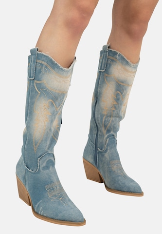 Salinyang Cowboylaarzen in Blauw