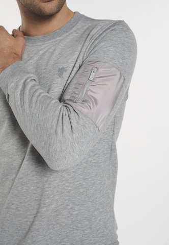 DENIM CULTURE Sweatshirt 'Bret' in Grey