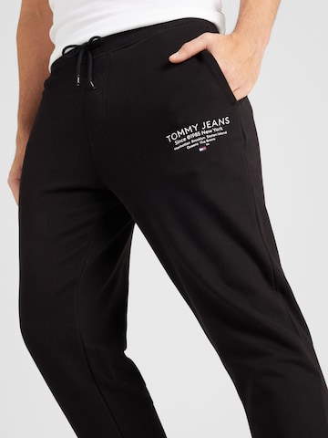 Effilé Pantalon Tommy Jeans en noir