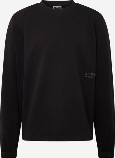 JACK & JONES Sweatshirt 'ALTITUDE' in de kleur Grijs / Zwart, Productweergave