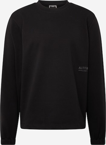 JACK & JONES Sweatshirt 'ALTITUDE' in Black: front