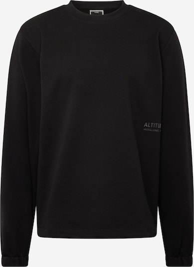 JACK & JONES Sweatshirt 'ALTITUDE' in grau / schwarz, Produktansicht
