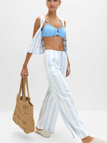 Wide leg Pantaloni di Marks & Spencer in blu