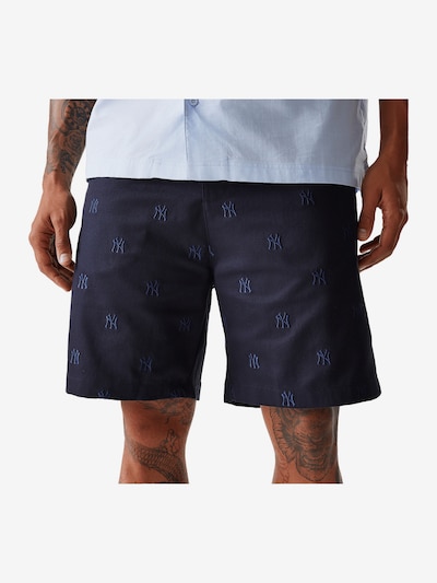NEW ERA Pants in Navy / Light blue, Item view