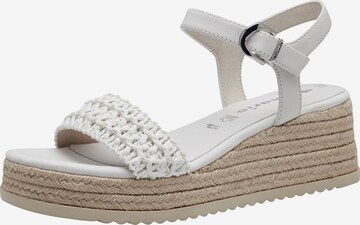 TAMARIS Sandals in White: front