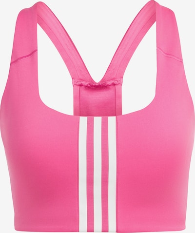 ADIDAS SPORTSWEAR Sport-BH 'Powerimpact' in pink / weiß, Produktansicht