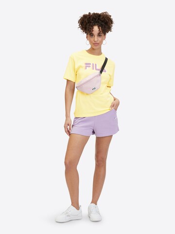 FILA - Camisa 'LONDRINA' em amarelo