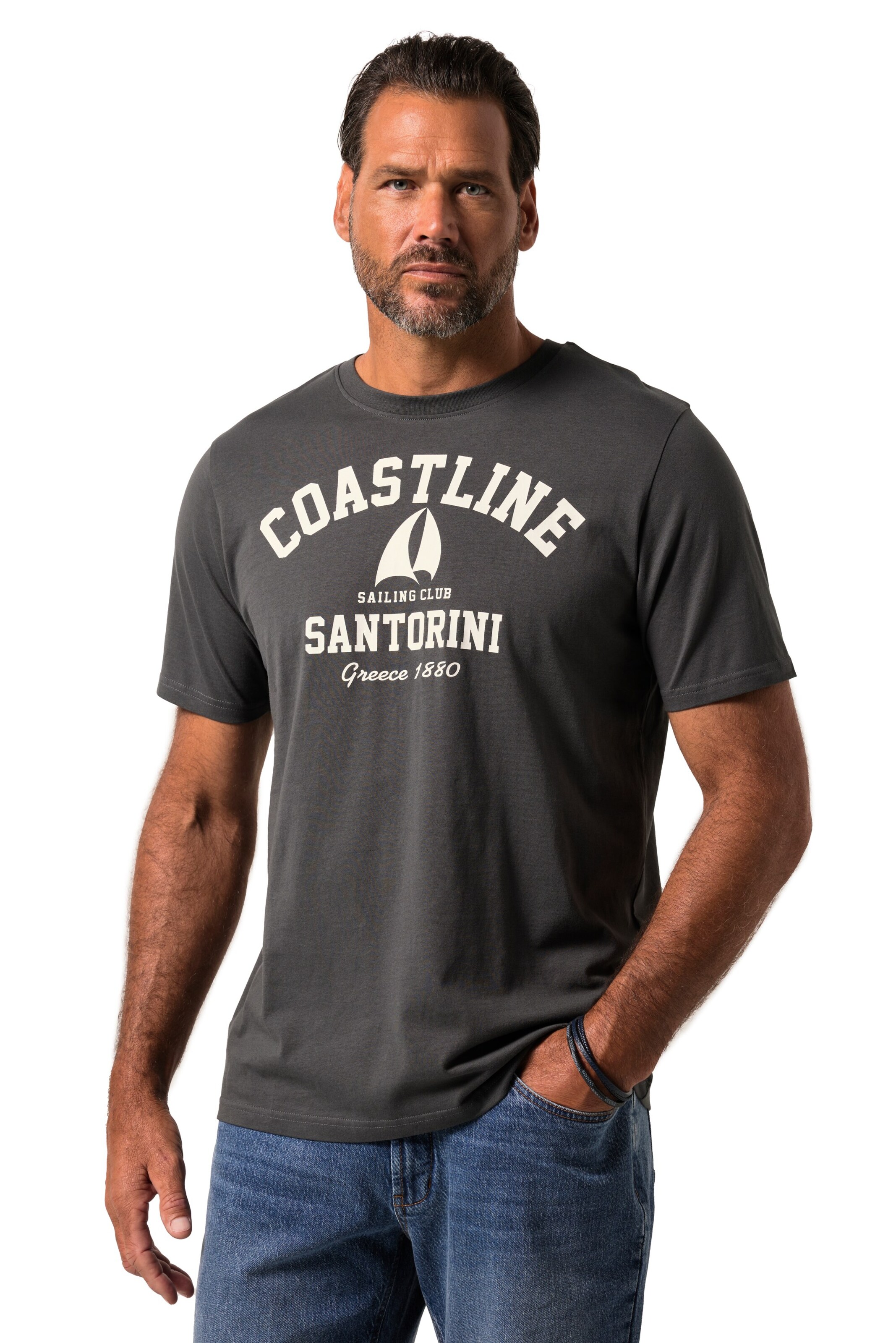 JP1880 Shirt in Grey: front