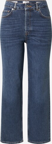 Wide leg Jeans de la SELECTED FEMME pe albastru: față