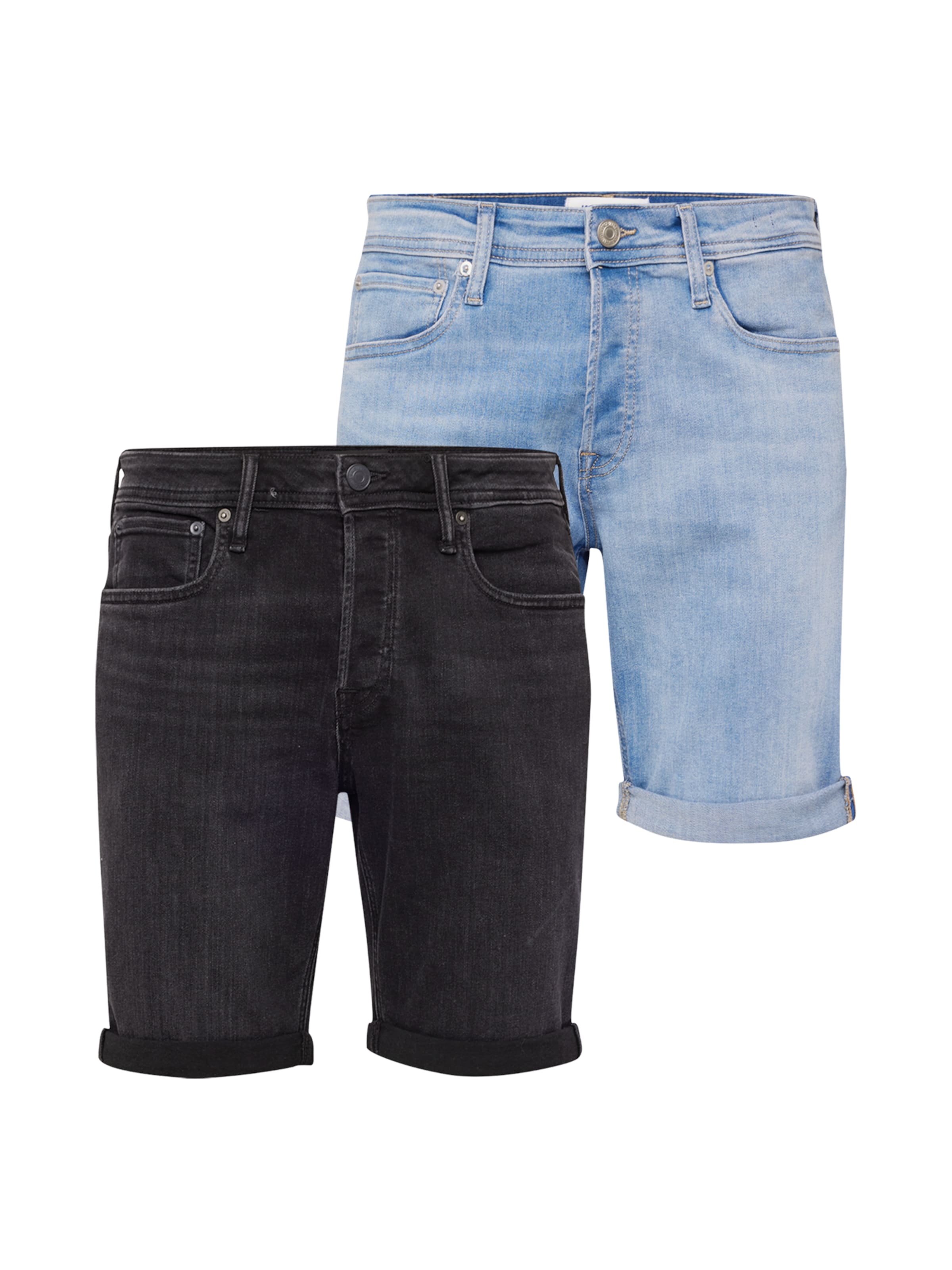 JACK & JONES Slimfit Jeans 'JJIRICK JJORIGINAL' i blå: framsida