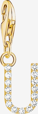 Thomas Sabo Pendant 'Buchstabe U' in Gold: front