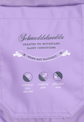 Manteau fonctionnel Schmuddelwedda en violet