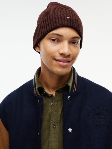 TOMMY HILFIGER Mütze in Braun