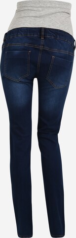 Slimfit Jeans di MAMALICIOUS in blu