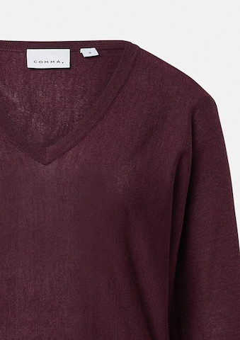 COMMA Pullover in Rot
