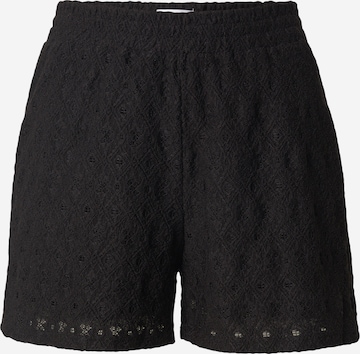 OBJECT Regular Shorts 'OBJLaila' in Schwarz: Vorderseite
