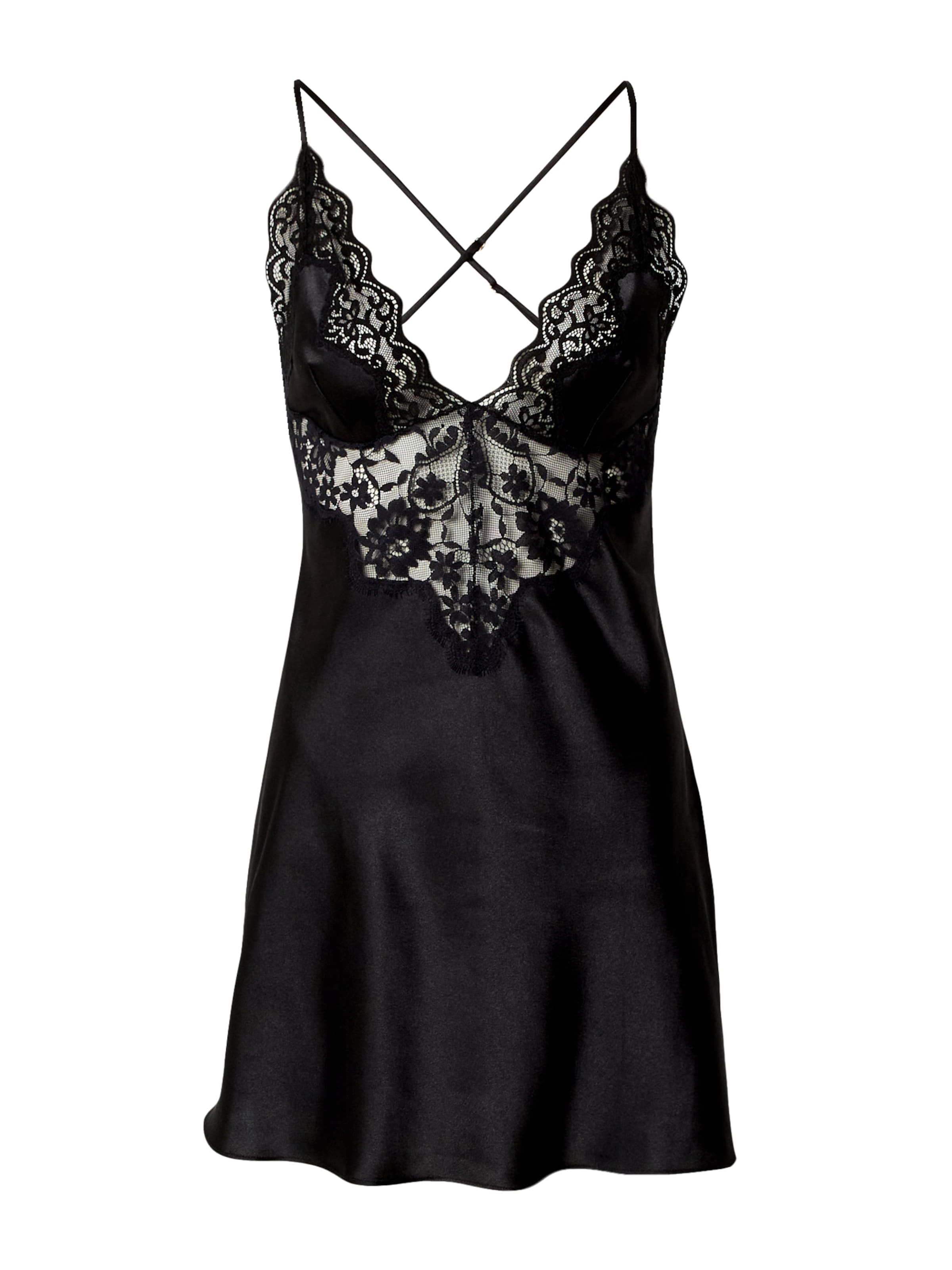 Hunkemöller Negligé &#x27;Mya&#x27; in Zwart: voorkant