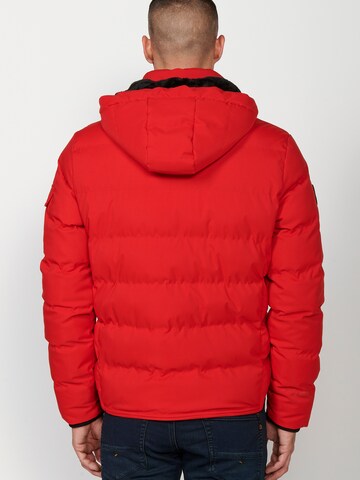 Veste d’hiver KOROSHI en rouge