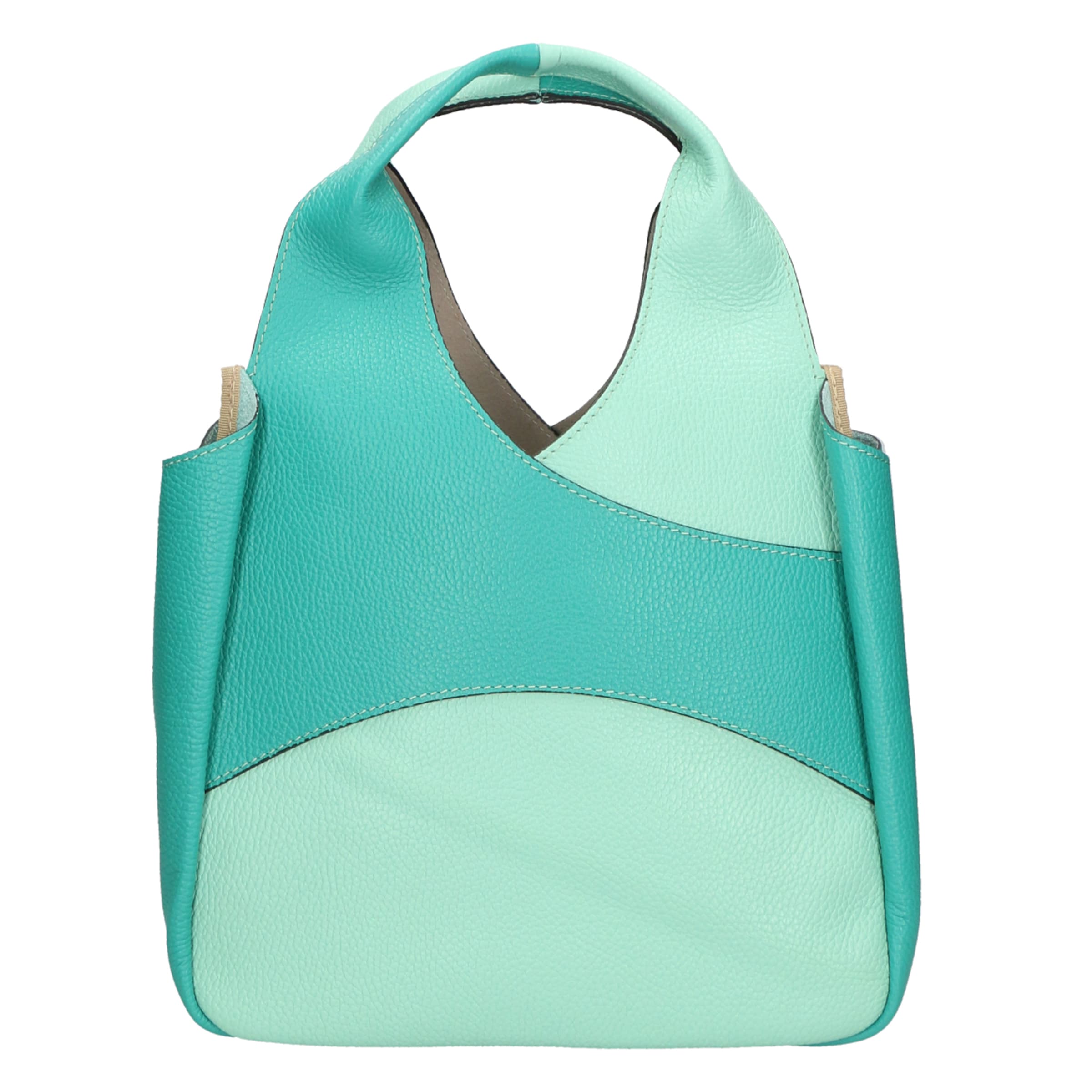 Borsa a mano di Gave Lux in verde: frontale