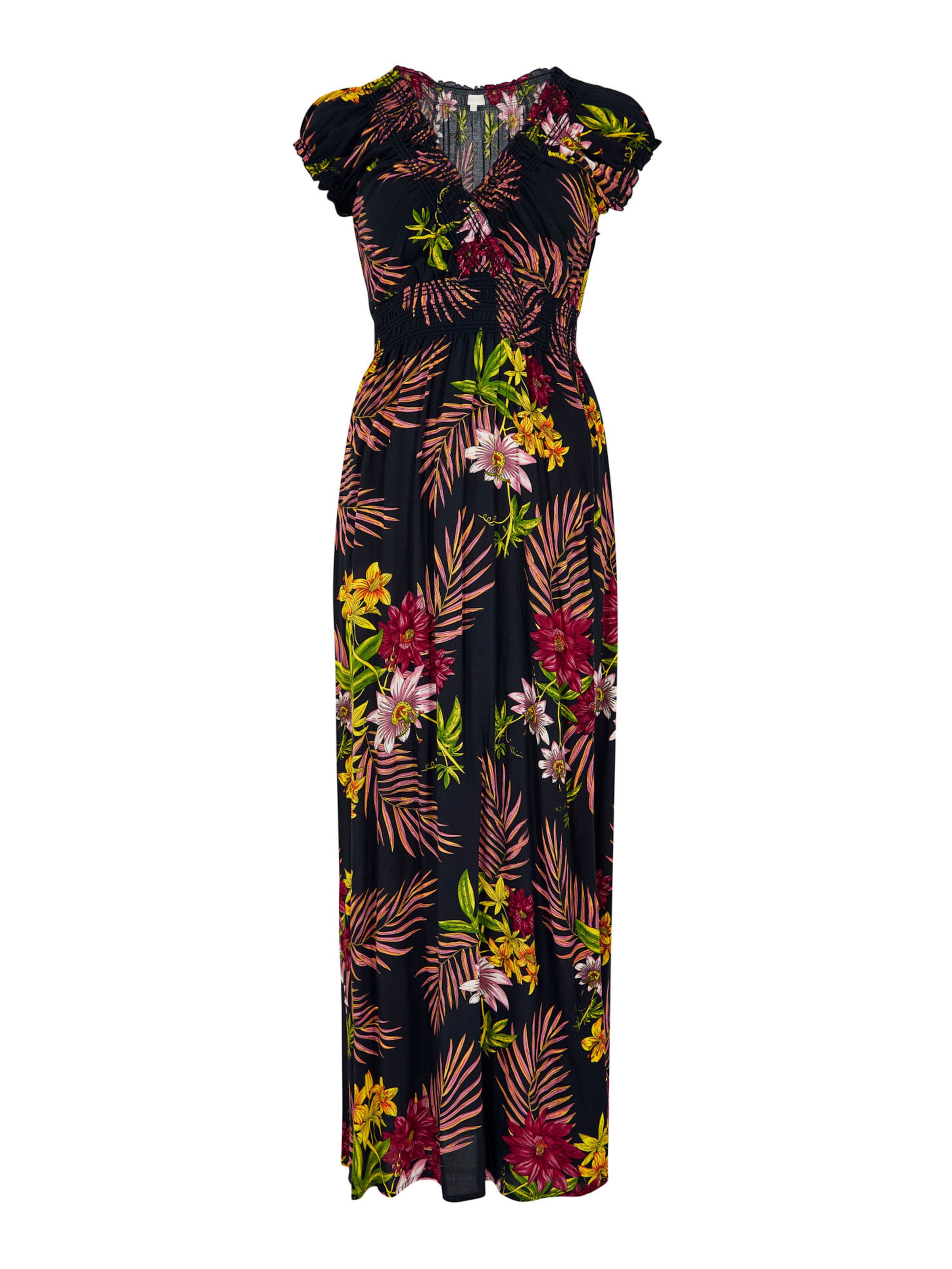 Apricot Kleid in Blau: Vorderseite