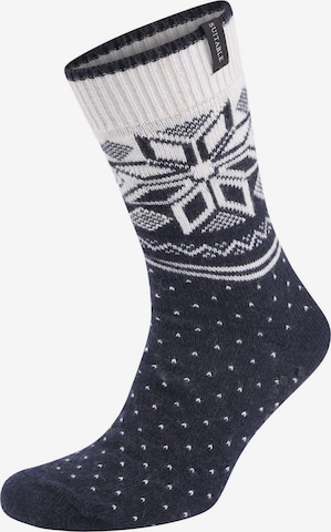 Suitable Socks 'Cosy Home' in Blue: front