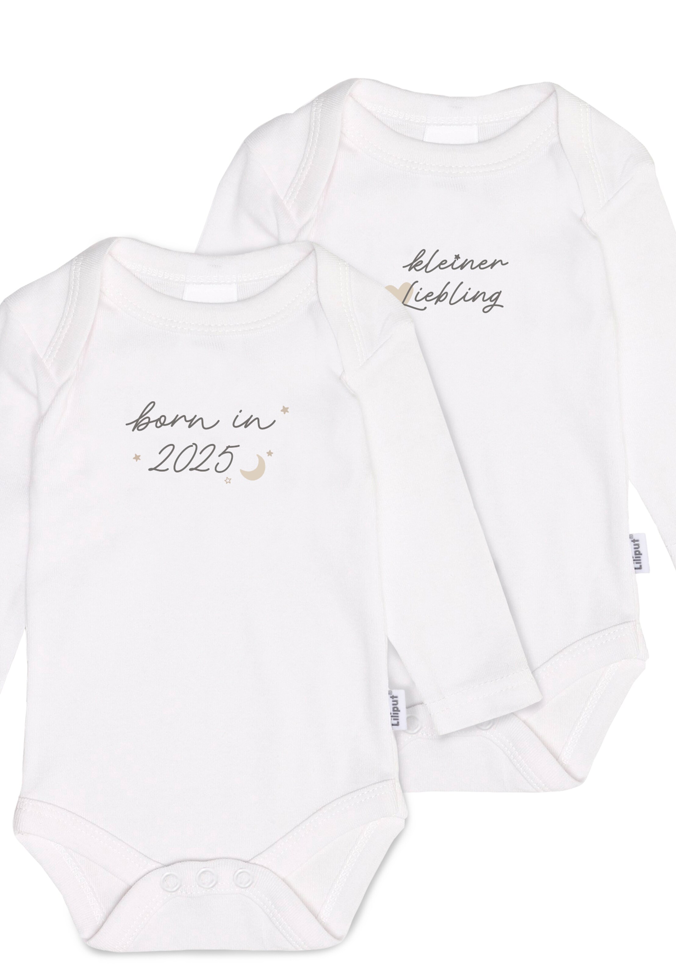 LILIPUT Romper/Bodysuit 'born in 2025' in White