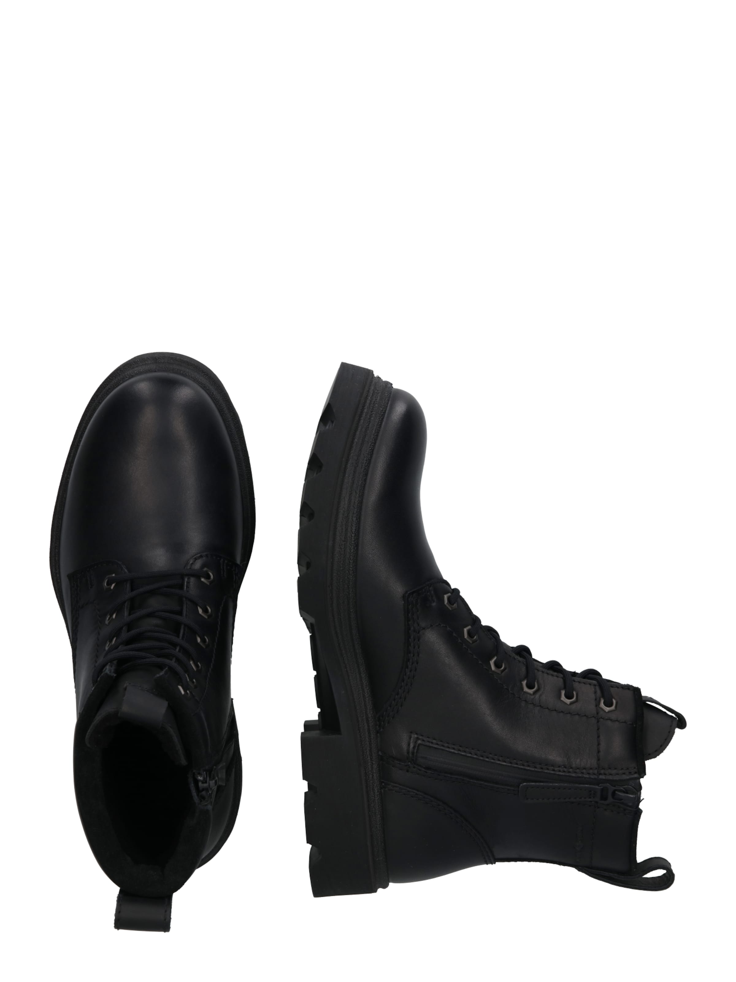 Bottines à lacets ECCO en noir