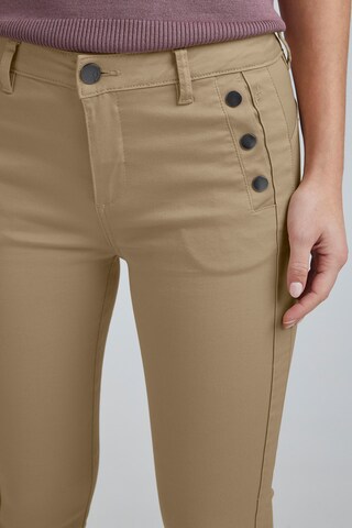 Fransa Slimfit Hose 'LOMAX 1' in Beige