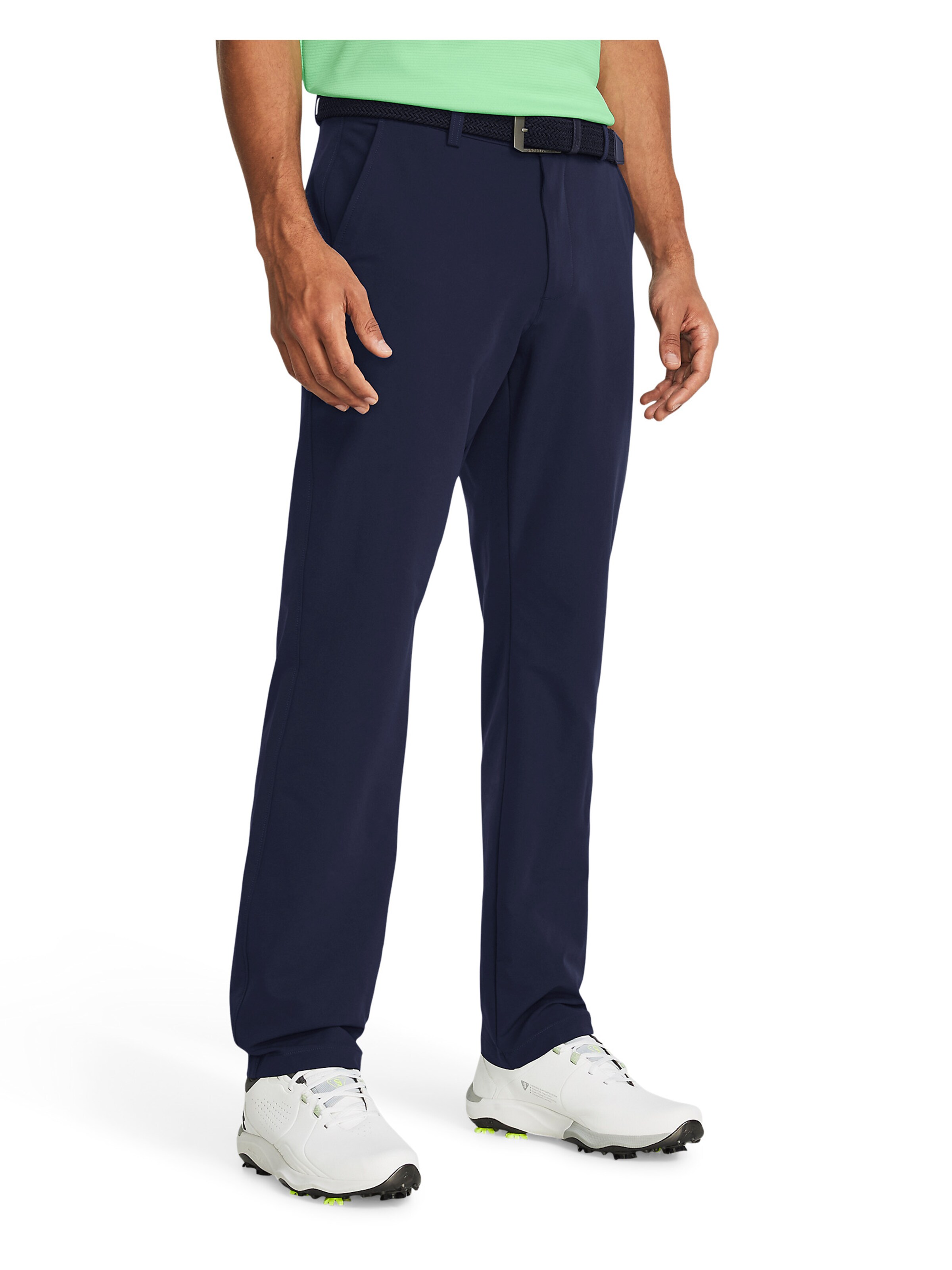 UNDER ARMOUR Tapered Sports trousers 'Matchplay' in Blue