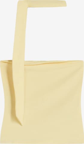 Haut Bershka en jaune : devant