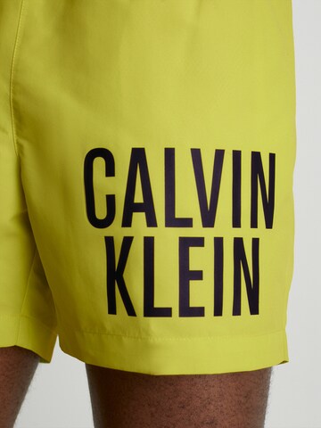 Calvin Klein Swimwear Plavecké šortky 'Intense Power' - Žltá