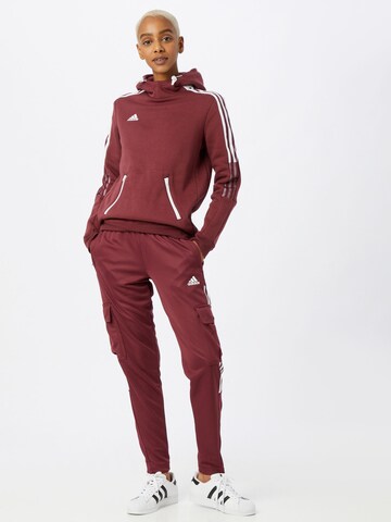 ADIDAS SPORTSWEAR Athletic Sweatshirt 'Tiro' in Red