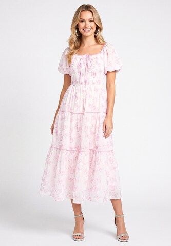 faina Dress in White: front