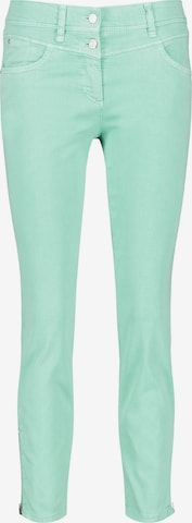 GERRY WEBER Slim fit Jeans 'Best4me' in Green: front