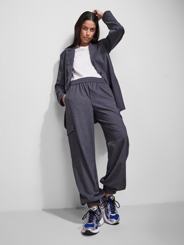 PIECES Loose fit Cargo Pants 'Lusia' in Grey