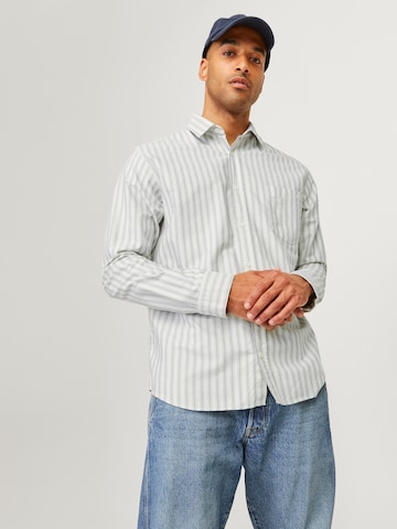 JACK & JONES Regular fit Overhemd 'RDDLESNER' in Wit
