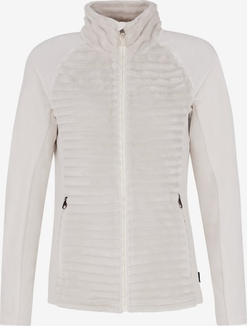 PROTEST Fleece jas 'PRTDELAY' in Wit: voorkant