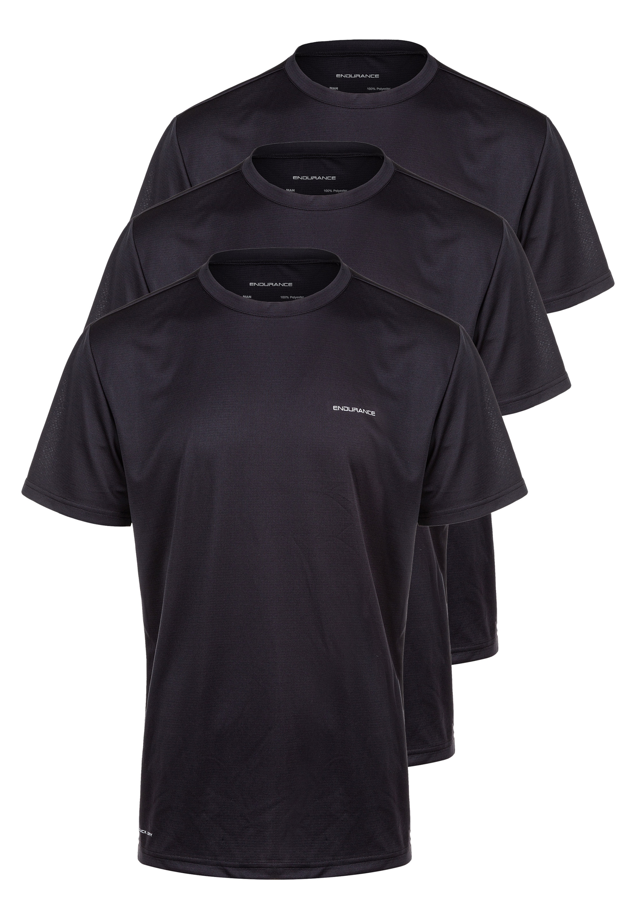 ENDURANCE Performance shirt 'Vernon V2' in M in Black, Item view